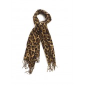 Titto - Rodrigo sjaal leopardprint camel